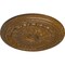 Ekena Millwork Alexa Ceiling Medallion (Fits Canopies up to 2 7/8"), 20 1/2"OD x 1 7/8"P, Smokey Topaz Crackle CM20ALSTC - alternate 4